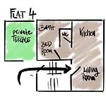 Appartement Hacienda Flats - Wunderschoene Am Seewald *